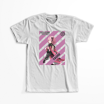 Koszulka Biała Wuthering Waves - WYBIERZ FASON I KOLOR KOSZULKI