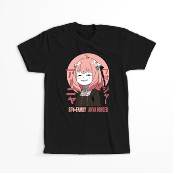 Koszulka Czarna Spy X Family - WYBIERZ KOLOR KOSZULKI I FASON