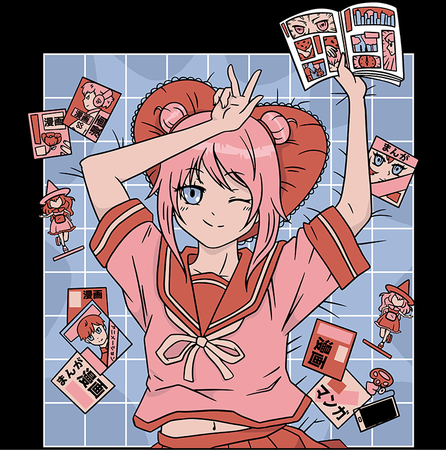 Torba z uszami z Anime art