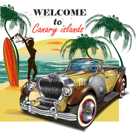 Koszulka Canary islands WYBIERZ KOLOR KOSZULKI I FASON