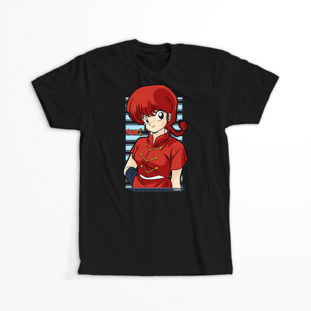 Koszulka Czarna Ranma 1/2 - WYBIERZ KOLOR KOSZULKI I FASON