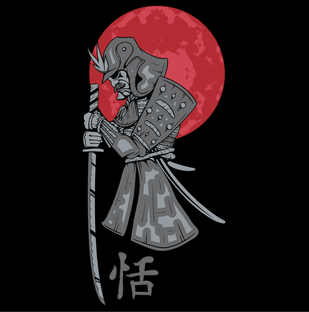 Koszulka Samuraj WYBIERZ KOLOR KOSZULKI I FASON