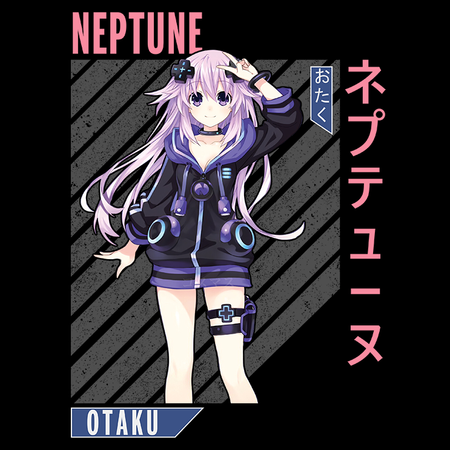 Koszulka Biała Hyperdimension Neptunia - WYBIERZ FASON KOSZULKI