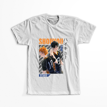 Koszulka Biała - Haikyuu!! - WYBIERZ KOLOR KOSZULKI I FASON
