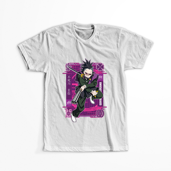 Koszulka Biała Demon Slayer / Kimetsu no Yaiba / Miecz zabójcy demonów - WYBIERZ KOLOR KOSZULKI I FASON