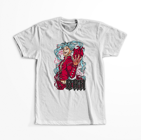 Koszulka Biała Seven Deadly Sins - WYBIERZ KOLOR KOSZULKI I FASON