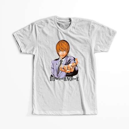 Koszulka Biała Death Note - WYBIERZ KOLOR KOSZULKI I FASON