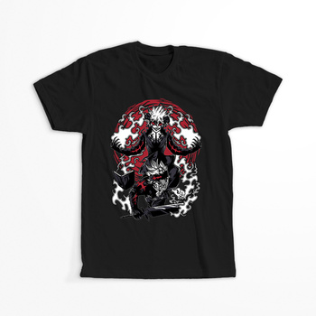 Koszulka Czarna -  Black Clover - WYBIERZ KOLOR KOSZULKI I FASON