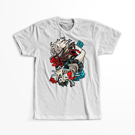 Koszulka Biała Dandadan - WYBIERZ FASON KOSZULKI