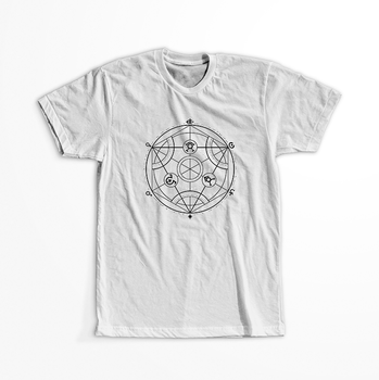 Koszulka Biała Fullmetal Alchemist - WYBIERZ KOLOR KOSZULKI I FASON