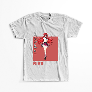 Koszulka Biała Highschool DxD - WYBIERZ KOLOR KOSZULKI I FASON