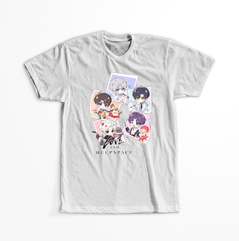 Koszulka Biała - Love and Deepspace - WYBIERZ KOLOR KOSZULKI I FASON