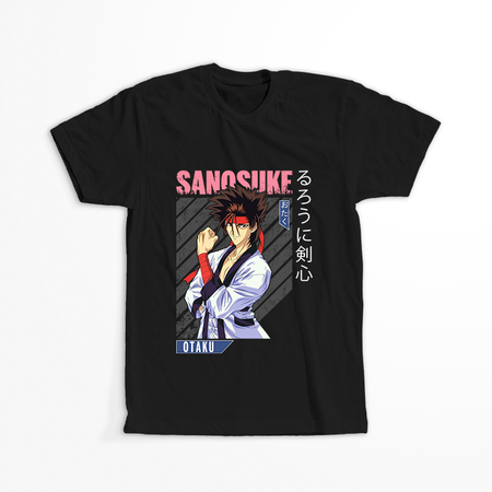 Koszulka Czarna Rurouni Kenshin WYBIERZ KOLOR KOSZULKI I FASON