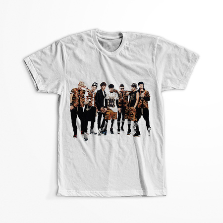 Koszulka Biała BTS WYBIERZ FASON KOSZULKI 