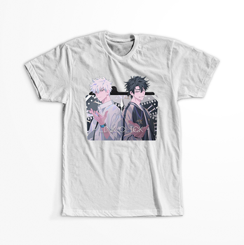 Koszulka Biała - Link Click - WYBIERZ KOLOR KOSZULKI I FASON