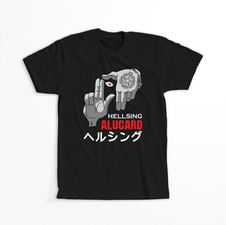 Koszulka Czarna - Hellsing - WYBIERZ KOLOR KOSZULKI I FASON