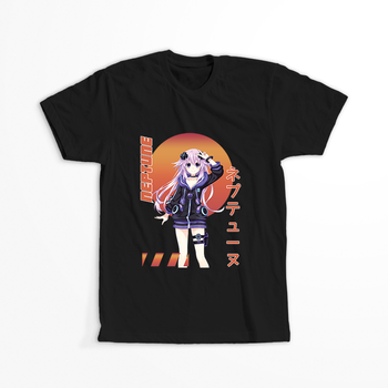 Koszulka Czarna Hyperdimension Neptunia - WYBIERZ FASON KOSZULKI