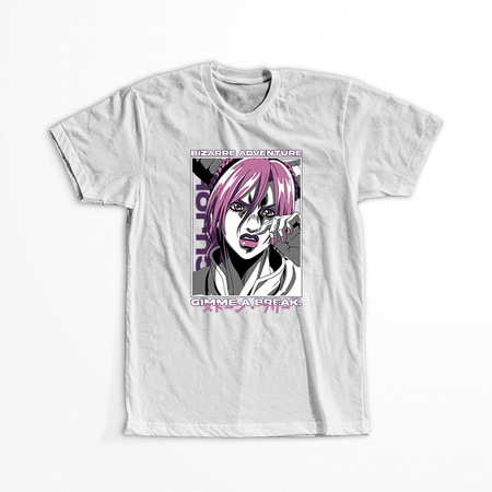 Koszulka Biała JOJO's Bizarre Adventure - WYBIERZ KOLOR KOSZULKI I FASON