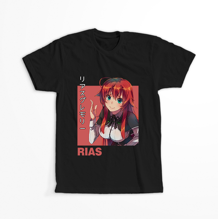 Koszulka Czarna Highschool DxD - WYBIERZ KOLOR KOSZULKI I FASON