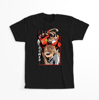 Koszulka Czarna Chainsaw Man WYBIERZ KOLOR KOSZULKI I FASON