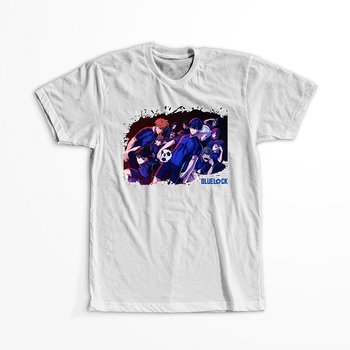 Koszulka Biała - Blue Lock - WYBIERZ KOLOR KOSZULKI I FASON