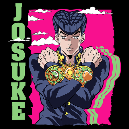 Koszulka Biała JOJO's Bizarre Adventure - WYBIERZ KOLOR KOSZULKI I FASON