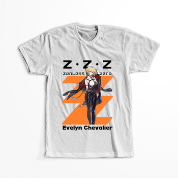 Koszulka Biała - Zenless Zone Zero - WYBIERZ KOLOR KOSZULKI I FASON