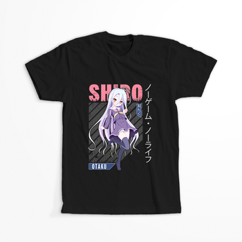 Koszulka Czarna No Game No Life - WYBIERZ KOLOR KOSZULKI I FASON