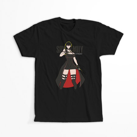 Koszulka Czarna Spy X Family - WYBIERZ KOLOR KOSZULKI I FASON