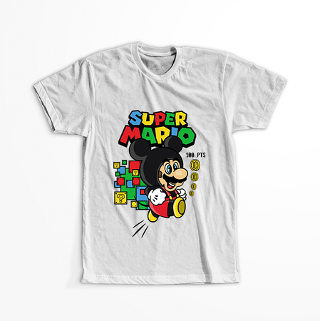 Koszulka Super Mario Bros. WYBIERZ KOLOR KOSZULKI I FASON