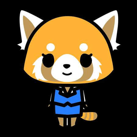 Koszulka Czarna - Aggretsuko - WYBIERZ KOLOR KOSZULKI I FASON