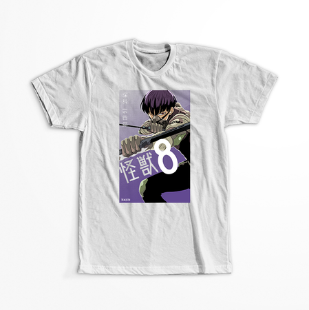 Koszulka Biała - Kaiju No.8 - WYBIERZ KOLOR KOSZULKI I FASON