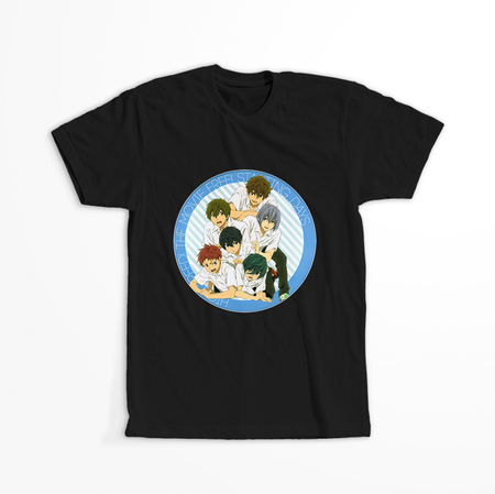 Koszulka Czarna Free! WYBIERZ KOLOR KOSZULKI I FASON