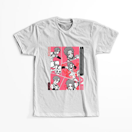 Koszulka Biała - Blue Lock - WYBIERZ KOLOR KOSZULKI I FASON