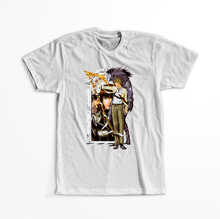 Koszulka Biała Death Note - WYBIERZ KOLOR KOSZULKI I FASON