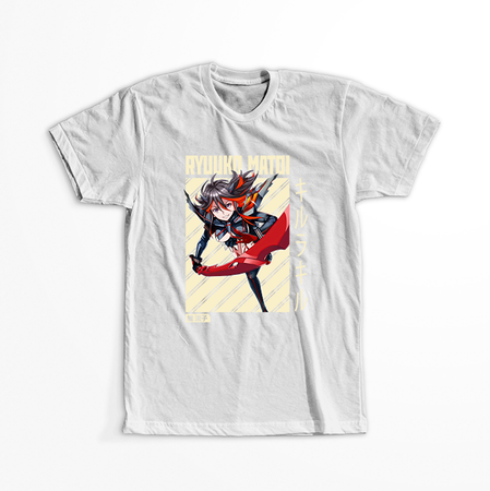 Koszulka Biała - Kill La Kill - WYBIERZ KOLOR KOSZULKI I FASON