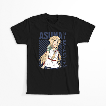 Koszulka Czarna Sword Art Online - WYBIERZ KOLOR KOSZULKI I FASON