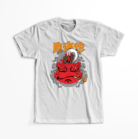 Koszulka Biała Naruto / Boruto - WYBIERZ KOLOR KOSZULKI I FASON