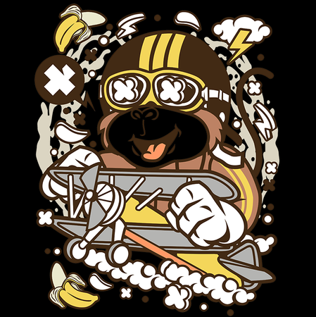 Koszulka Samolot WYBIERZ KOLOR KOSZULKI I FASON