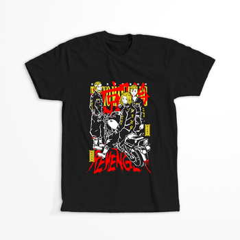 Koszulka Czarna Tokyo Revengers WYBIERZ KOLOR KOSZULKI I FASON