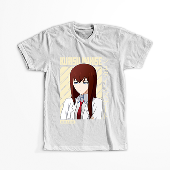 Koszulka Biała - Steins;Gate - WYBIERZ KOLOR KOSZULKI I FASON