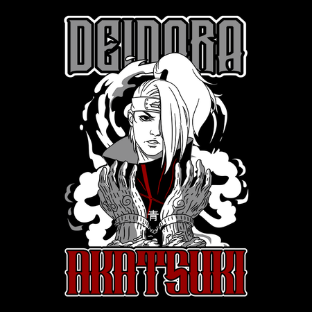 Koszulka Czarna Naruto / Boruto - WYBIERZ KOLOR KOSZULKI I FASON