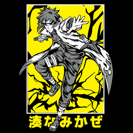 Koszulka Czarna Naruto / Boruto - WYBIERZ KOLOR KOSZULKI I FASON