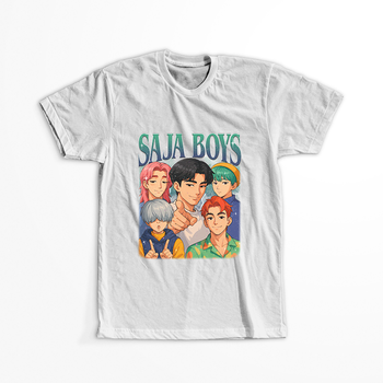 Koszulka Biała KPop Demon Hunters WYBIERZ KOLOR KOSZULKI I FASON