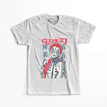 Koszulka Biała Demon Slayer / Kimetsu no Yaiba / Miecz zabójcy demonów - WYBIERZ KOLOR KOSZULKI I FASON