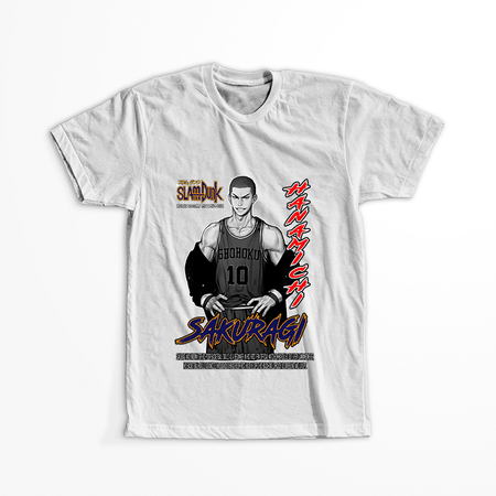 Koszulka Biała Slam Dunk WYBIERZ KOLOR KOSZULKI I FASON