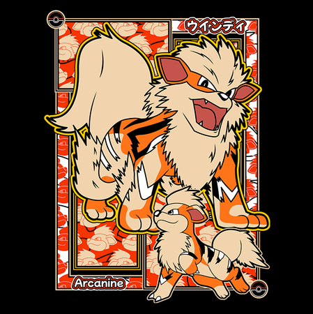 Koszulka Czarna - Pokemon x Naruto - WYBIERZ KOLOR KOSZULKI I FASON