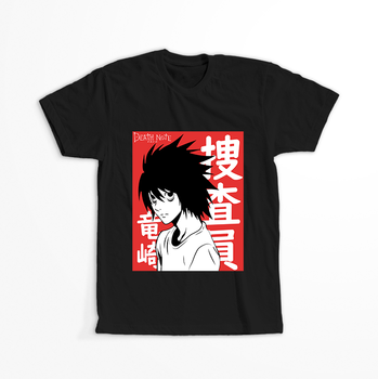 Koszulka Czarna Death Note - WYBIERZ KOLOR KOSZULKI I FASON