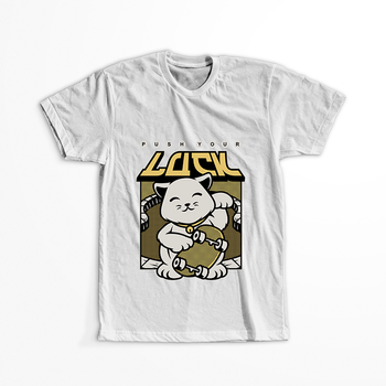 Koszulka Kotek skater WYBIERZ KOLOR KOSZULKI I FASON