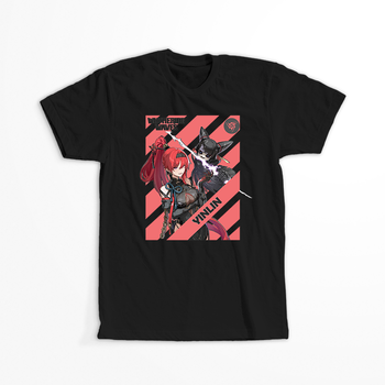 Koszulka Czarna Wuthering Waves - WYBIERZ FASON I KOLOR KOSZULKI